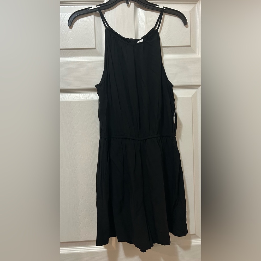 Women’s Black Spaghetti Strap Romper